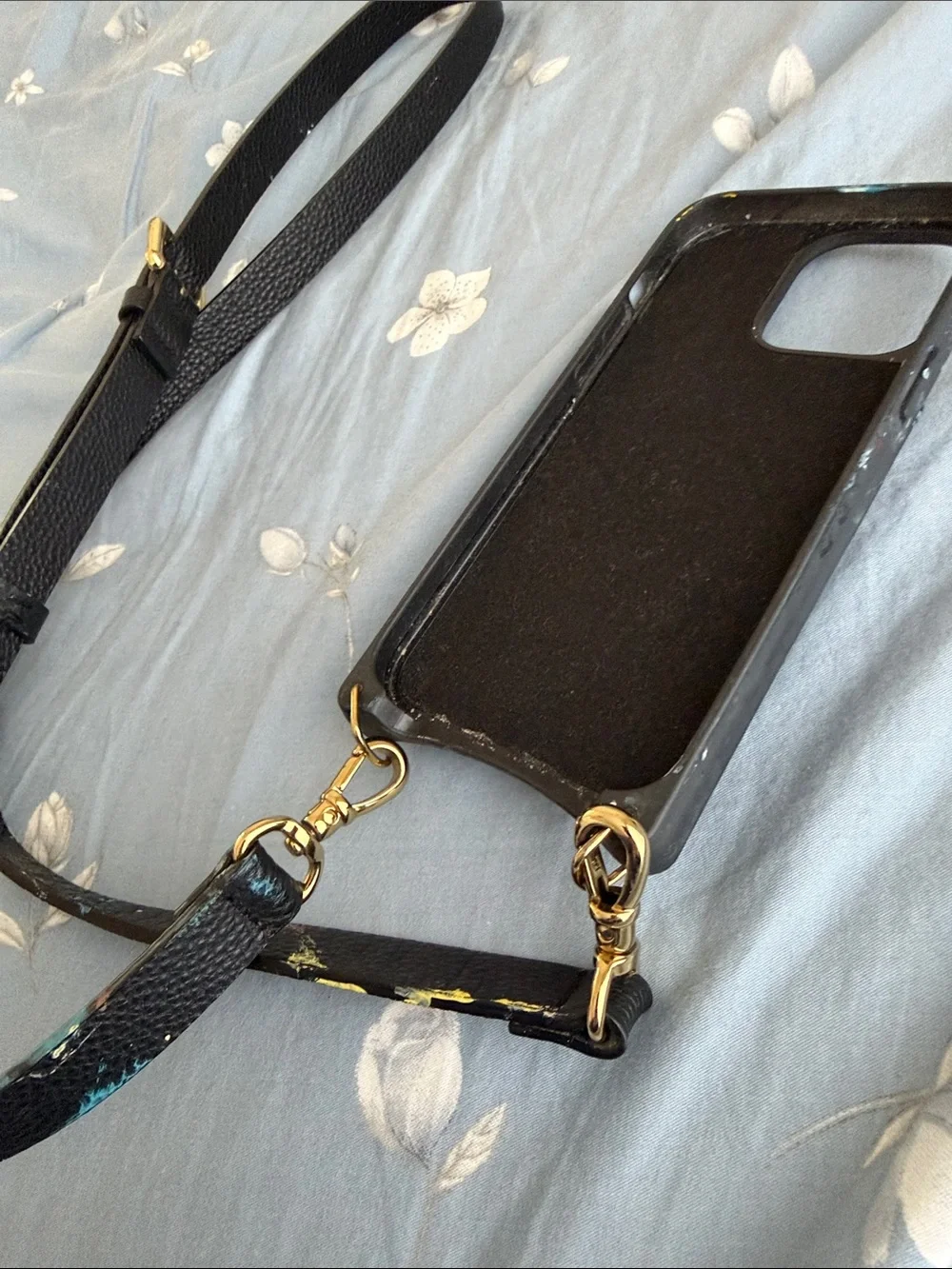 Bandolier Leather Crossbody Phone Case w/CardHolder &Strap for iPhone 14 Pro Max
